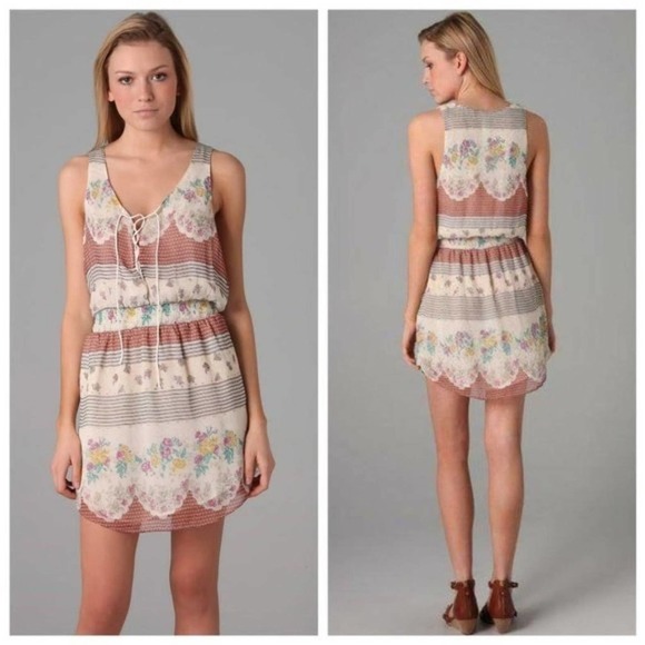 Free People Dresses & Skirts - Free People Floral Dress Womens Medium Falling For Georgette